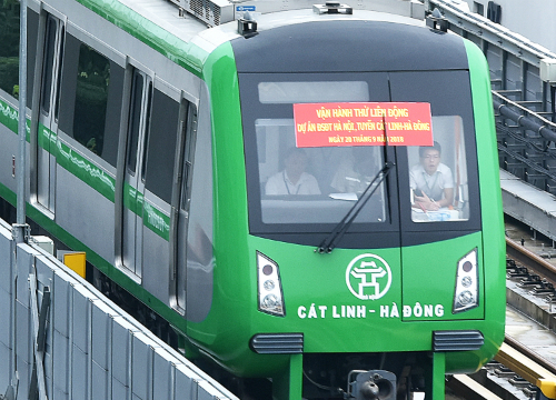 Dự kiến vận hành thử toàn bộ hệ thống đường sắt Cát Linh - Hà Đông vào tháng 12 - Ảnh 1.