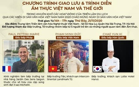 Giao lưu ẩm thực Việt Nam và thế giới - Ảnh 1.