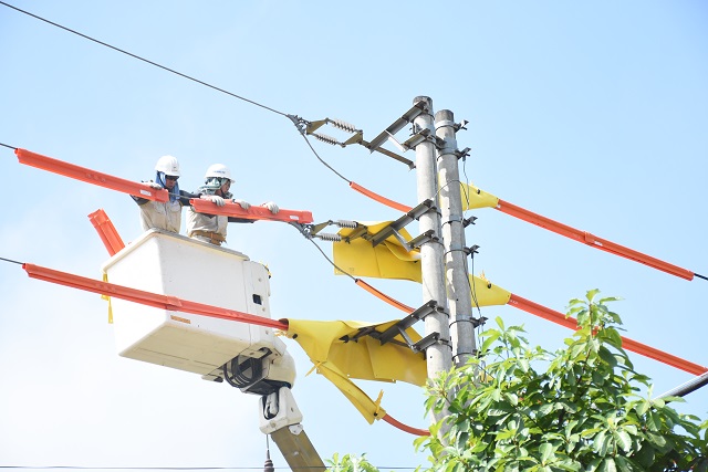 EVNHANOI thực hiện kiểm tra đường dây và áp dụng triển khai sửa chữa điện nóng nhằm đảm bảo cung cấp điện liên tục, an toàn trong dịp lễ Quốc khánh 2/9