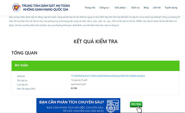 Cung cấp miễn phí công cụ “Make in Vietnam” giúp nhận diện mã độc mã hóa dữ liệu tống tiền - Ảnh 4.