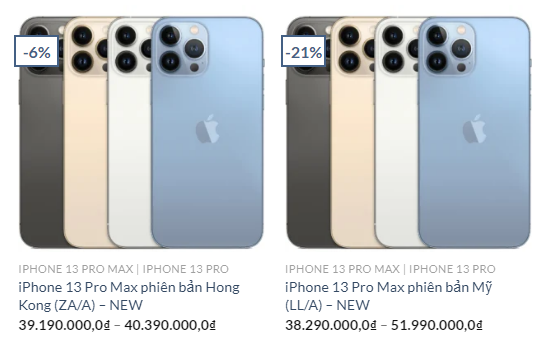 iPhone 13 xách tay giảm giá không phanh sau khi hàng chính hãng lên kệ - Ảnh 1.