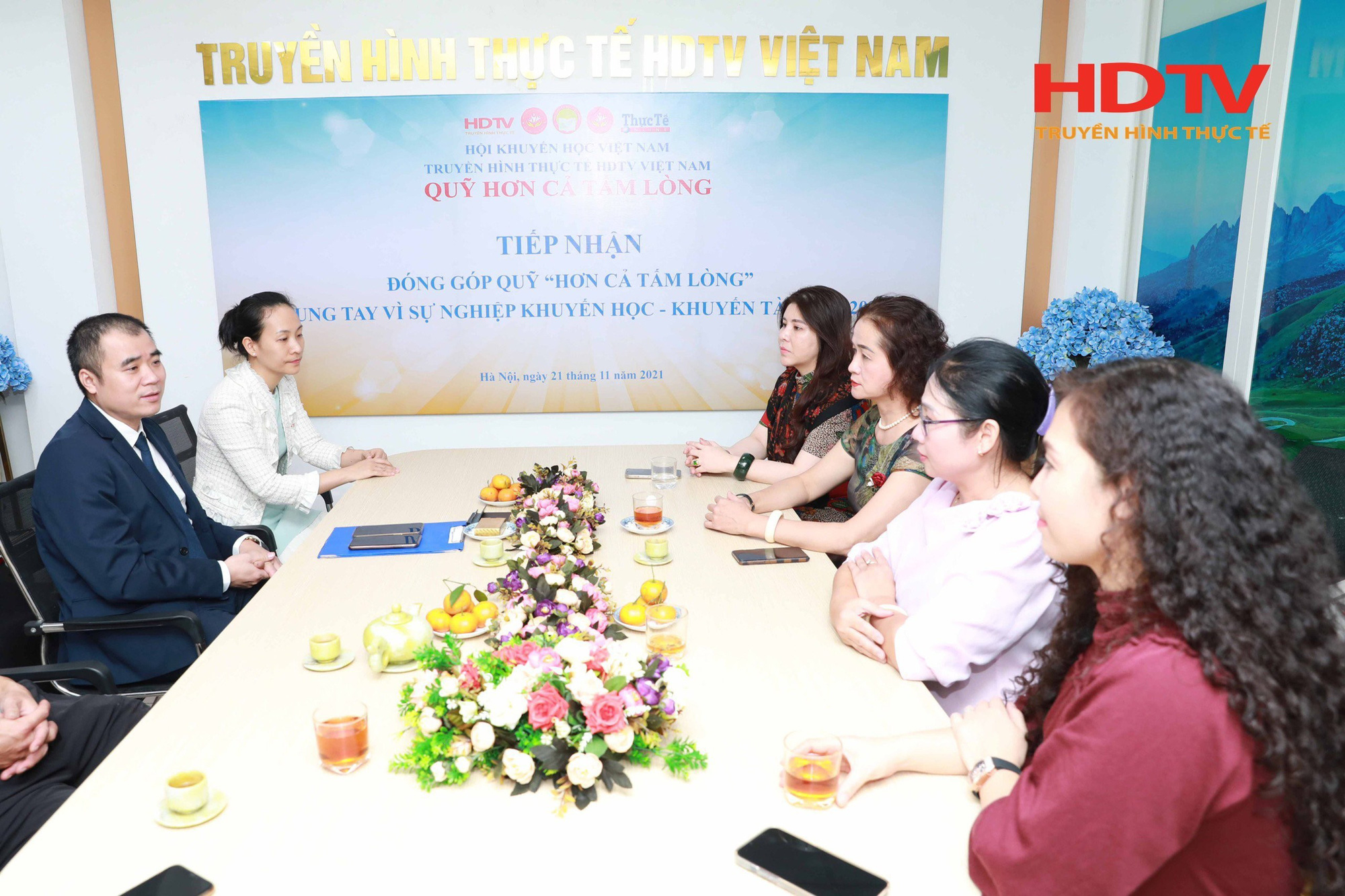 HDTV Việt Nam thực hiện công tác thiện nguyện - Khuyến học Quý 4 năm 2021 - Ảnh 1.