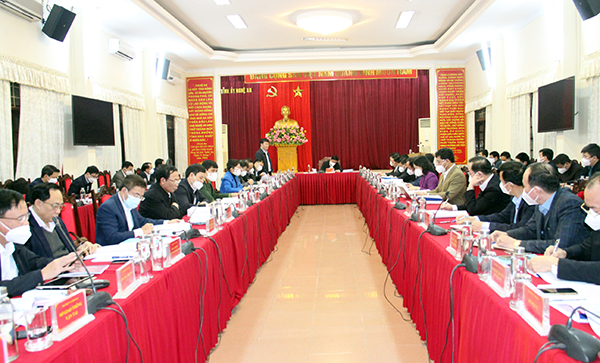 Nghệ An: Ban Thường vụ Tỉnh ủy họp phiên thường kỳ tháng 12 - Ảnh 1.
