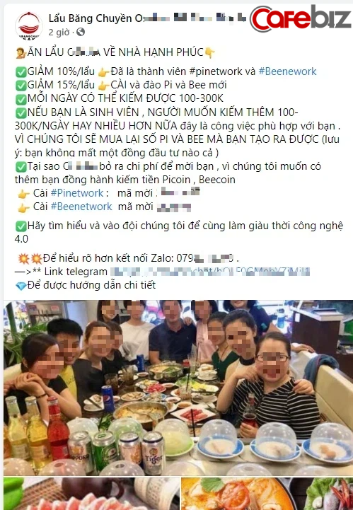 Ham đào tiền ảo, quán lẩu tại Sài Gòn khuyến mãi cho khách cài Pi Network: Vô tư vi phạm luật? - Ảnh 1. Ham đào tiền ảo, quán lẩu tại Sài Gòn khuyến mãi cho khách cài Pi Network: Vô tư vi phạm luật? - Ảnh 1.
