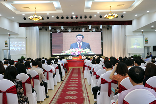 Nghệ An: Hội nghị trực tuyến quán triệt Nghị quyết Đại hội XIII của Đảng  - Ảnh 2.