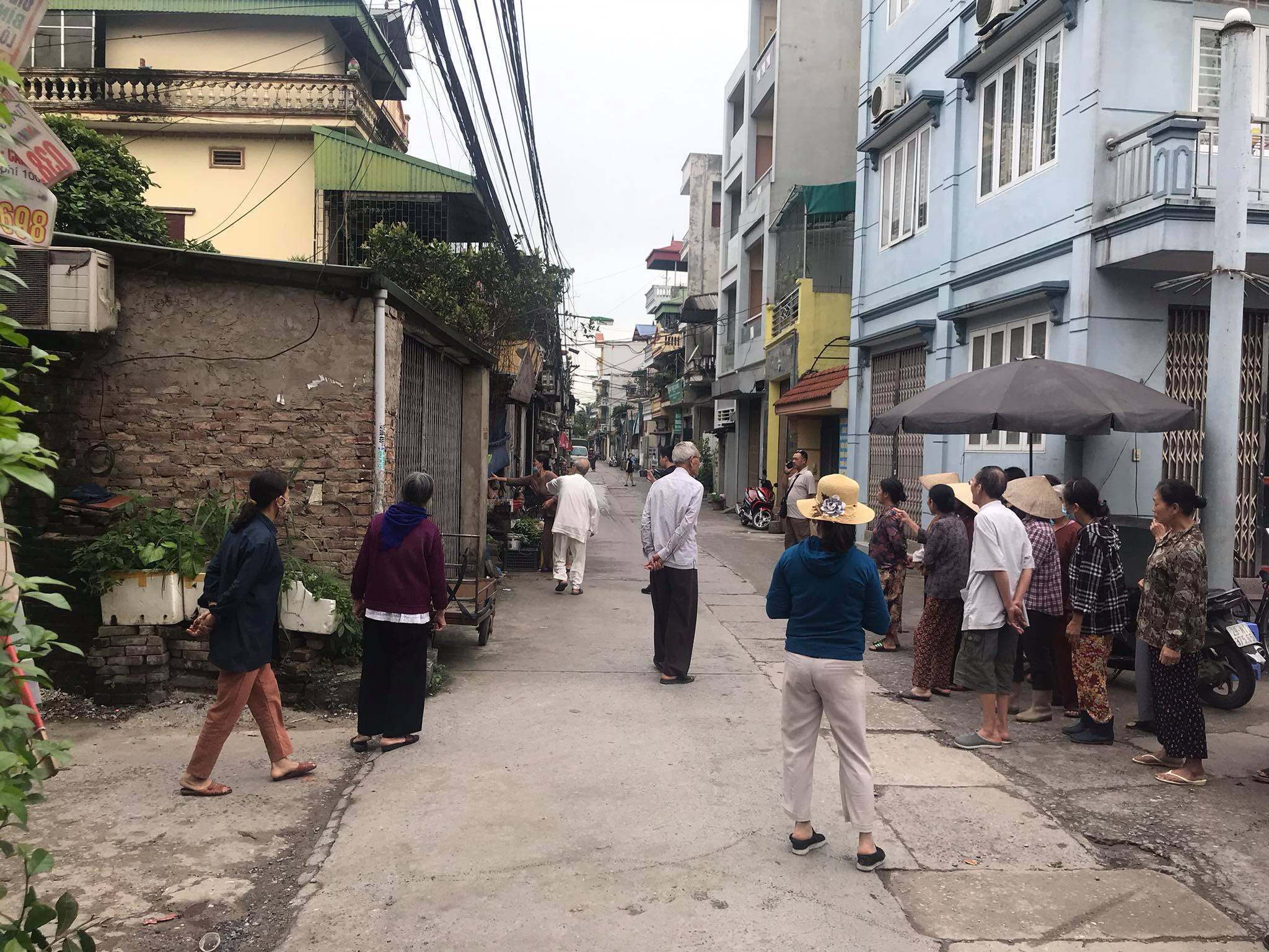 Khung cảnh làng quê bình dị tại Xã Ngũ Hiệp, Huyện Thanh Trì