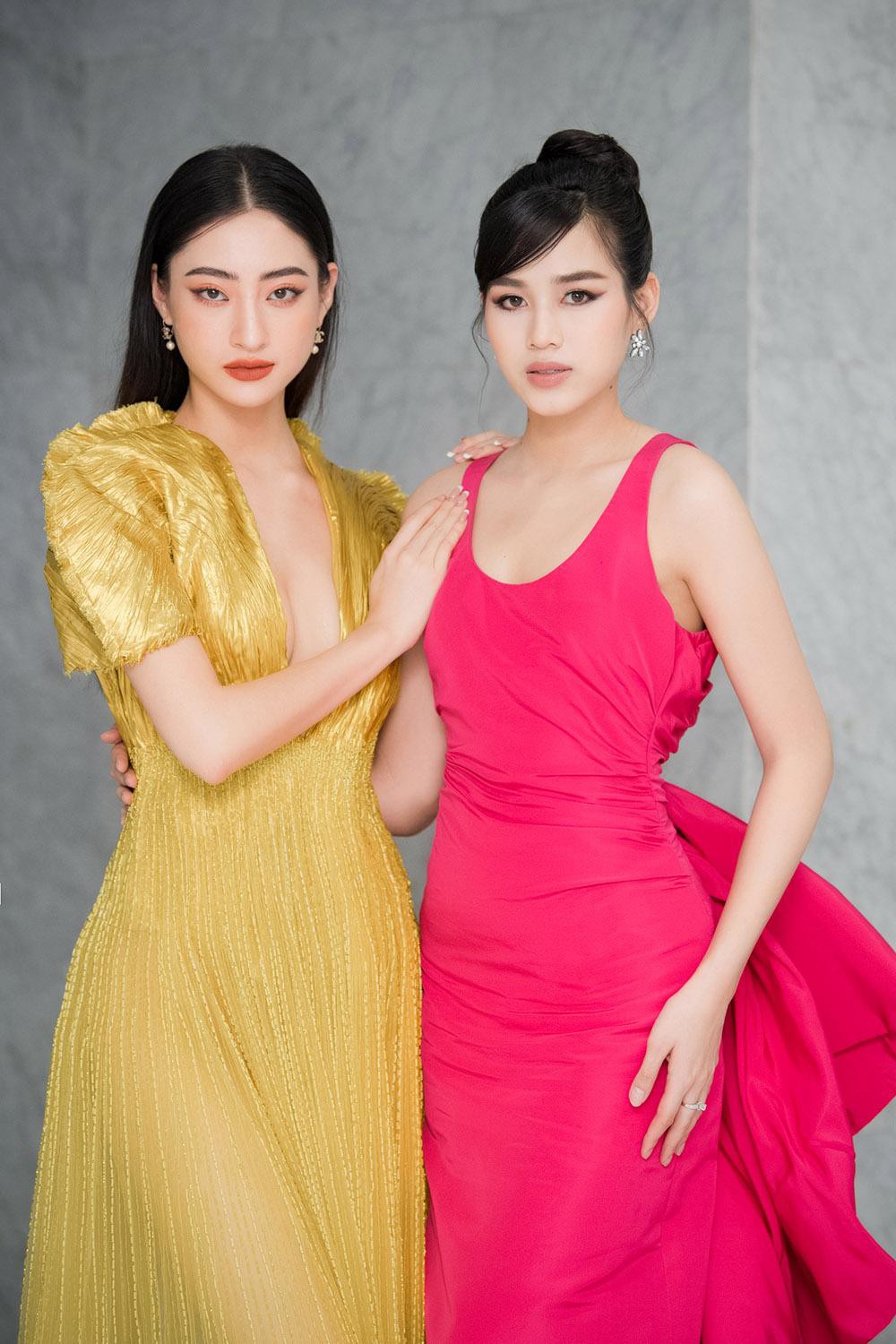Hoa hậu Đỗ Thị Hà và Lương Thùy Linh nóng bỏng trong trang phục gam màu rực rỡ của nhà thiết kế Công Trí - Ảnh 13.