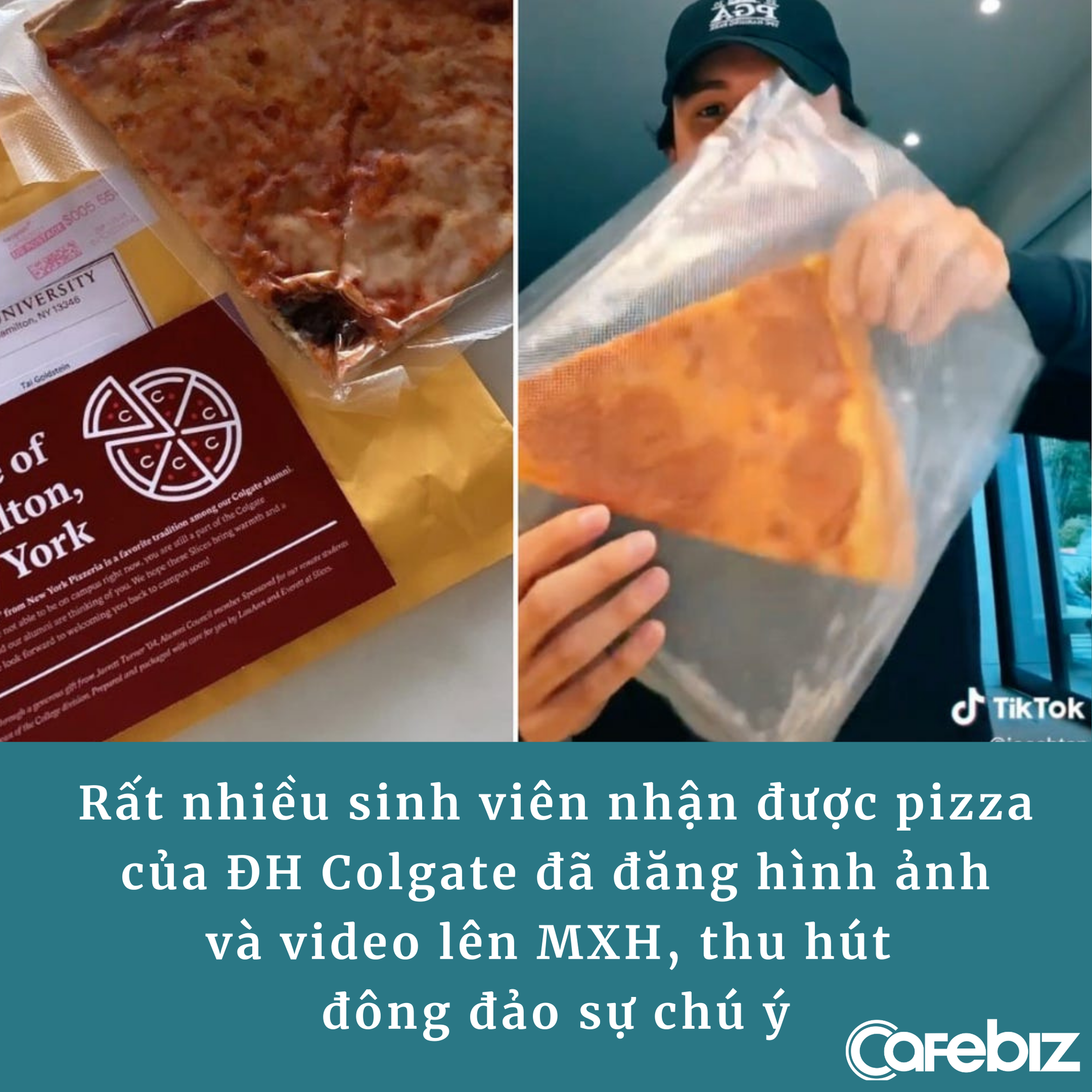 ‘Mưu đồ’ marketing thắng lớn của một trường đại học: Ship pizza đến tận nhà sinh viên học online qua đường bưu điện - Ảnh 1.