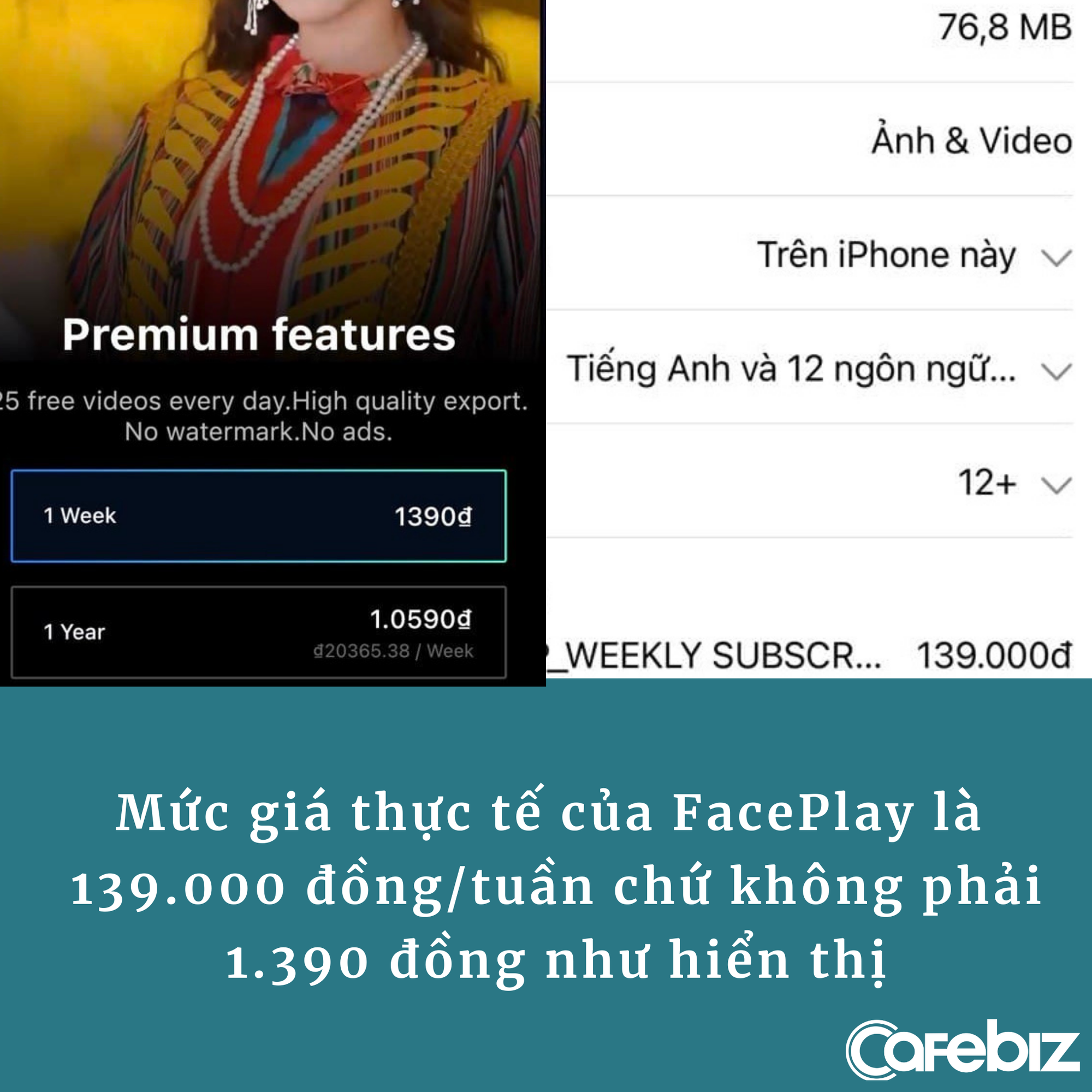 Rủi ro khi ‘đu trend’ FacePlay: App Trung Quốc ‘đội giá’ gấp 100 lần cẩn thận mất tiền oan, có nguy cơ thành nhân vật trong clip ‘đen’ - Ảnh 2. Rủi ro khi ‘đu trend’ FacePlay: App Trung Quốc ‘đội giá’ gấp 100 lần cẩn thận mất tiền oan, có nguy cơ thành nhân vật trong clip ‘đen’ - Ảnh 2.