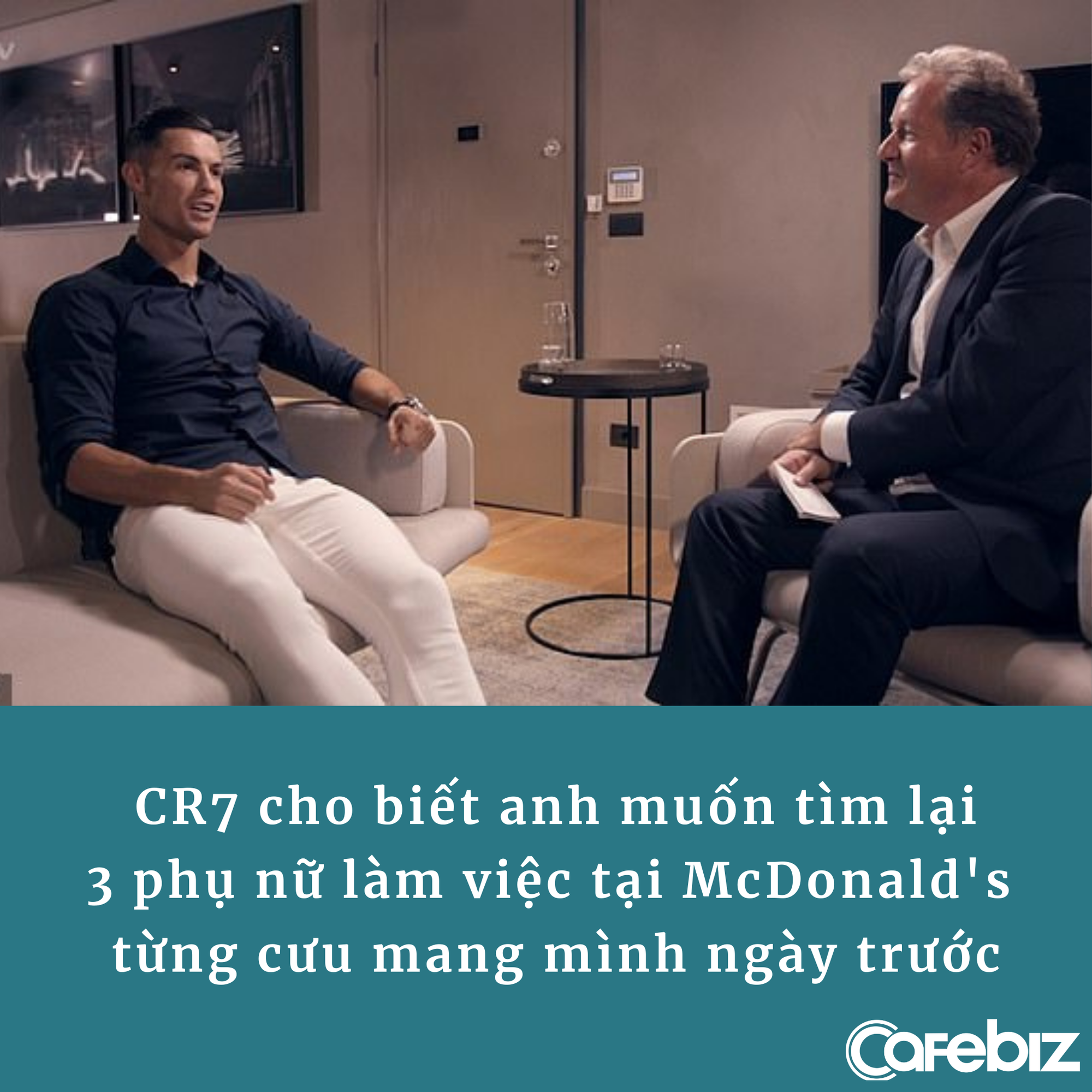 Được nhân viên McDonald’s cưu mang thuở nghèo đói, Cristiano Ronaldo tìm lại và trả ơn họ khi đã thành công - Ảnh 1. Được nhân viên McDonald’s cưu mang thuở nghèo đói, Cristiano Ronaldo tìm lại và trả ơn họ khi đã thành công - Ảnh 1.