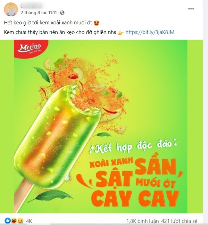 Ăn thử kem xoài xanh muối ớt đang hot: Nghe tưởng “đau bụng” mà vị ổn phết, topping đầy ú ụ có cả xoài thật! - Ảnh 1. Ăn thử kem xoài xanh muối ớt đang hot: Nghe tưởng “đau bụng” mà vị ổn phết, topping đầy ú ụ có cả xoài thật! - Ảnh 1.