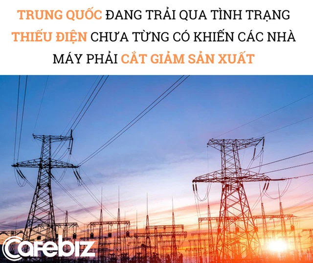 Trung Quốc ‘thiếu điện’, thế giới đón cú sốc ‘thiếu đủ thứ’: Các nhà máy chỉ hoạt động 3 ngày/tuần, có nơi tạm đóng cửa, chuỗi cung ứng toàn cầu trở thành mớ hỗn độn - Ảnh 1.