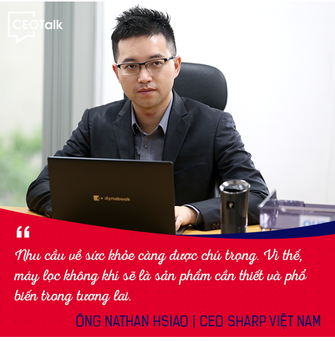 CEO Sharp Việt Nam: Người dùng Việt tiết kiệm hơn người Thái Lan, Nhật Bản - Ảnh 2. CEO Sharp Việt Nam: Người dùng Việt tiết kiệm hơn người Thái Lan, Nhật Bản - Ảnh 2.