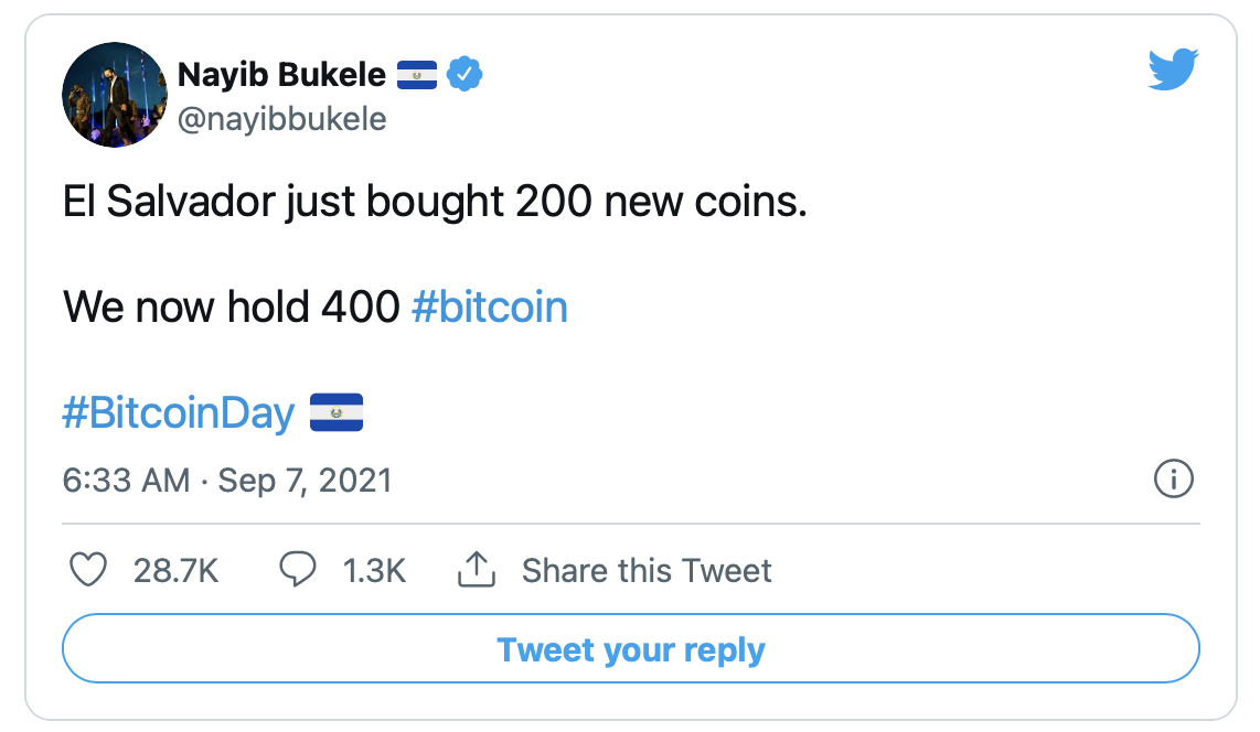 Quốc gia duy nhất trên thế giới chính thức hợp pháp hoá Bitcoin vừa chi 21 triệu USD mua những đồng tiền số đầu tiên - Ảnh 1. Quốc gia duy nhất trên thế giới chính thức hợp pháp hoá Bitcoin vừa chi 21 triệu USD mua những đồng tiền số đầu tiên - Ảnh 1.