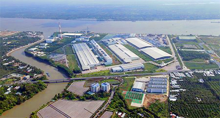 Một góc Khu công nghiệp Sông Hậu - Hậu Giang.
