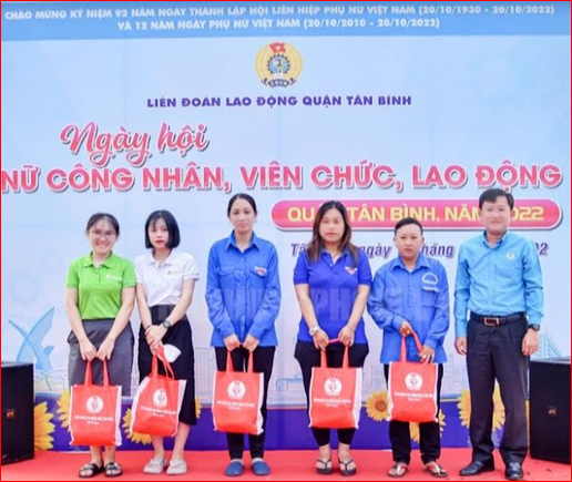 Liên đoàn lao động quận Tân Bình: Tổ chức Ngày hội Nữ công nhân viên chức lao động
 - Ảnh 1.