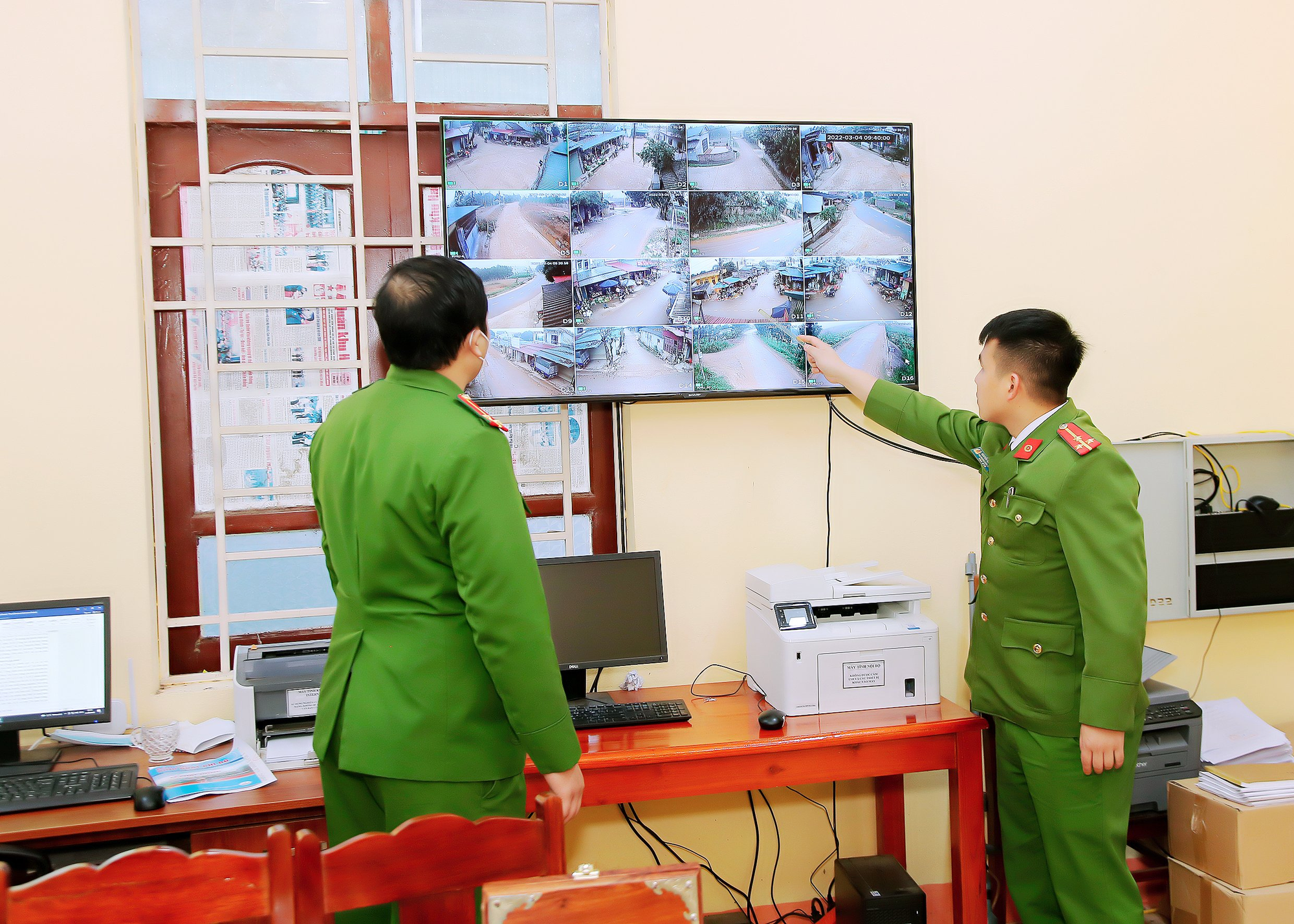 Xã Thạch Châu ra mắt mô hình Camera an ninh  Công an Hà Tĩnh