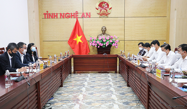 Nghệ An: UBND tỉnh làm việc với Công ty TNHH Mitsubishi Việt Nam - Ảnh 1.