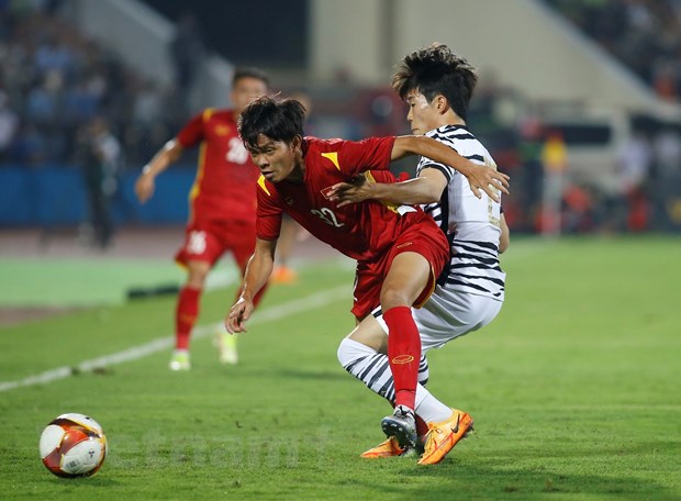Đội tuyển U23 Việt Nam bất phân thắng bại U20 Hàn Quốc trong trận giao hữu  - Ảnh 2.