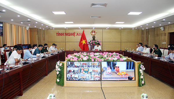 Nghệ An: Hội nghị trực tuyến về công tác phòng, chống thiên tai và tìm kiếm cứu nạn năm 2022 - Ảnh 1.