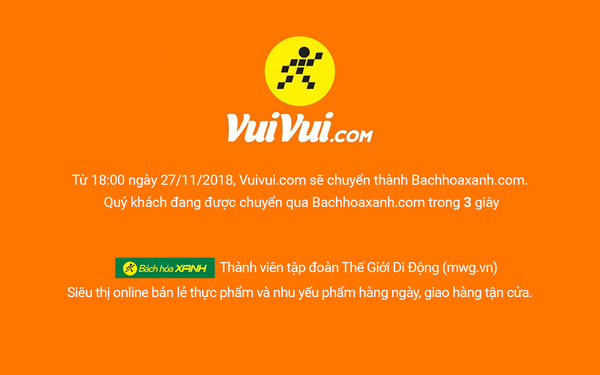 Thế Giới Di Động “hồi sinh” VuiVui.com, chuẩn bị trở lại chiến trường TMĐT khốc liệt? - Ảnh 1. Thế Giới Di Động “hồi sinh” VuiVui.com, chuẩn bị trở lại chiến trường TMĐT khốc liệt? - Ảnh 1.