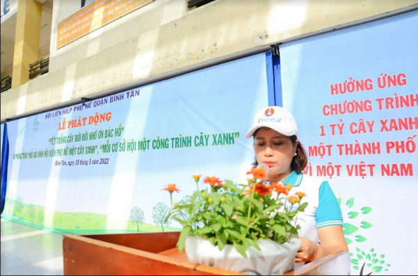TP.HCM: Hội LHPN quận Bình Tân phát động “Tết trồng cây đời đời nhớ ơn Bác Hồ”