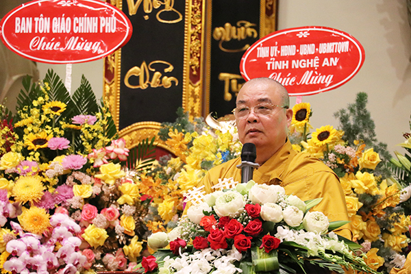 Nghệ An: Chủ tịch UBND tỉnh chúc mừng Đại lễ Phật đản năm 2022 - Ảnh 2.