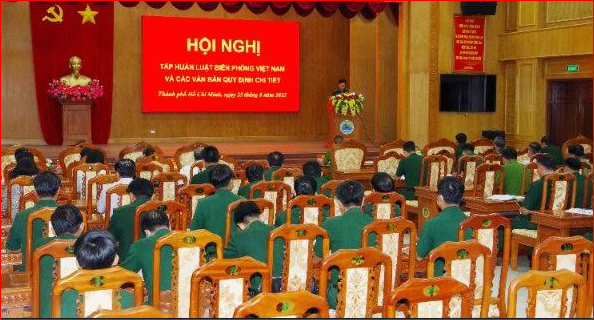 Bộ đội Biên phòng TP. Hồ Chí Minh:Tổ chức Hội nghị Tập huấn Luật Biên phòng Việt Nam
 - Ảnh 1.