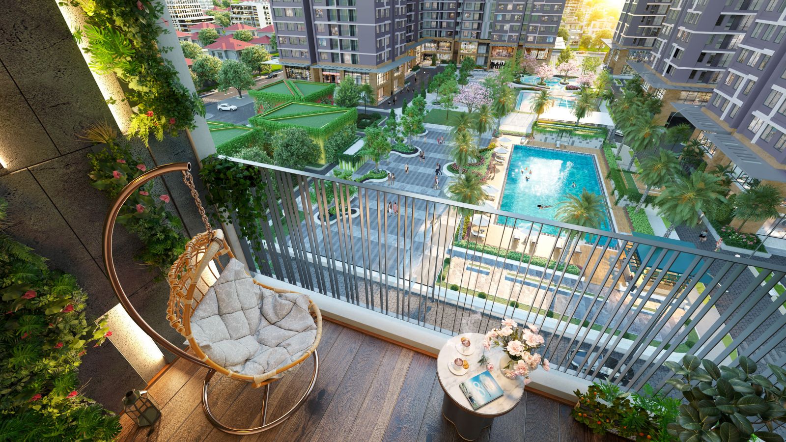 Tổ hợp căn hộ sở hữu bể bơi phong cách resort tại Tây Nam Linh Đàm - Ảnh 3.