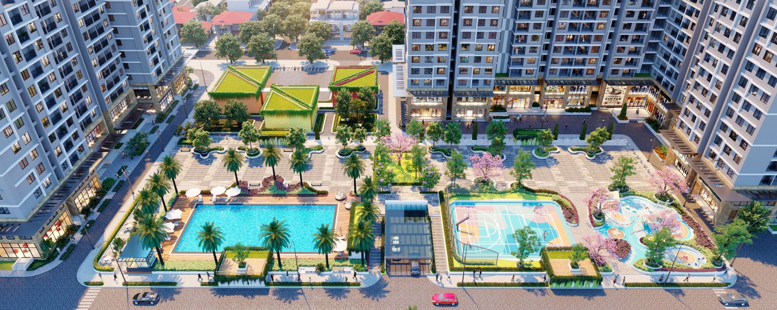 Tổ hợp căn hộ sở hữu bể bơi phong cách resort tại Tây Nam Linh Đàm - Ảnh 2.