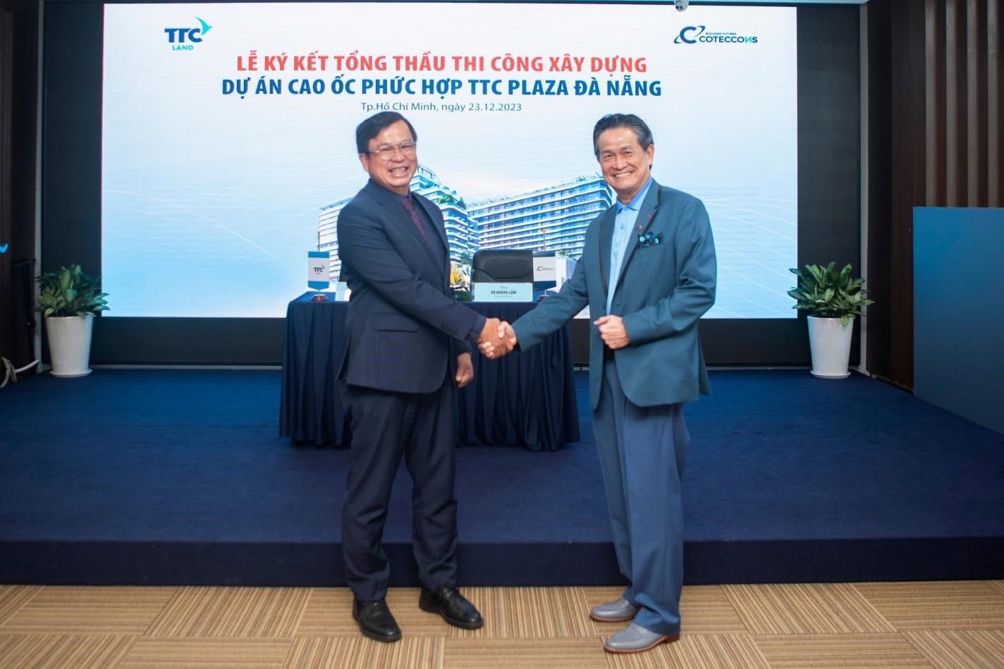 Coteccons và TTC Land hợp tác thi công xây dựng Dự án TTC Plaza Đà Nẵng- Ảnh 2.