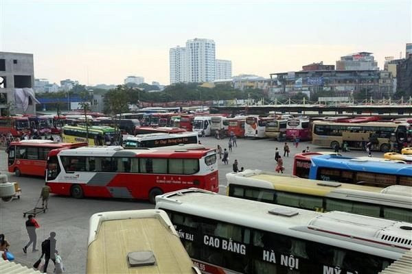 Hà Nội: Tăng cường 2.500 xe khách phục vụ dịp cao điểm Tết 2024- Ảnh 1.
