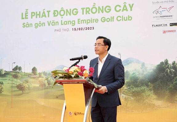 Phát động trồng cây phủ xanh 16ha dự án sân golf tại tỉnh Phú Thọ - Ảnh 2.