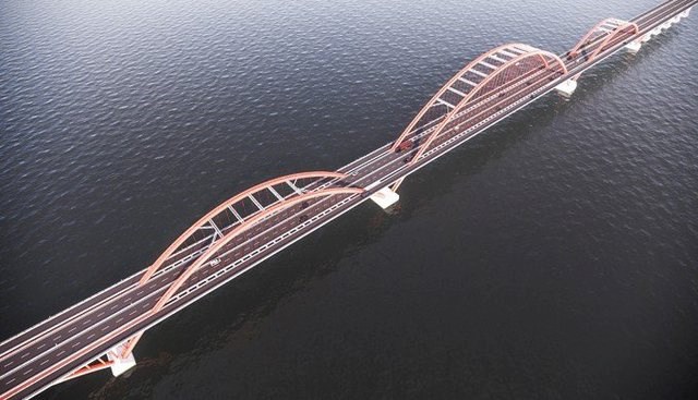 Hà Nội chi gần 8.300 tỉ đồng xây cầu Thượng Cát với 8 làn xe qua sông Hồng - Ảnh 1.