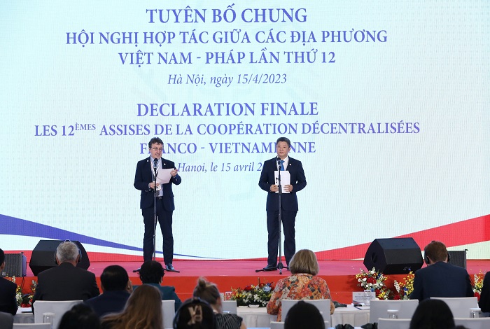 Cam kết triển khai các khuyến nghị của Hội nghị hợp tác giữa các địa phương Việt Nam - Pháp lần thứ 12 - Ảnh 1.