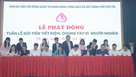 TP. Phổ Yên, Thái Nguyên: Phát động 'Tuần lễ gửi tiền tiết kiệm chung tay vì người nghèo' năm 2023 - Ảnh 3.