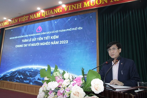 TP. Phổ Yên, Thái Nguyên: Phát động 'Tuần lễ gửi tiền tiết kiệm chung tay vì người nghèo' năm 2023 - Ảnh 2.