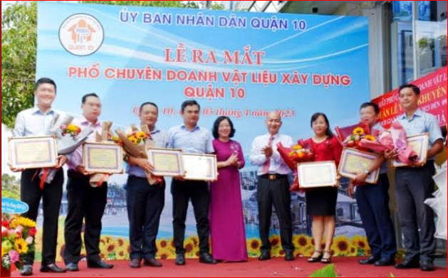 Quận 10, TP.Hồ Chí Minh: Tổ chức Lễ ra mắt Phố chuyên doanh vật liệu xây dựng  - Ảnh 2.