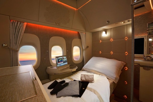 Cabin hãng nhất của Emirates - Ảnh: Emirates