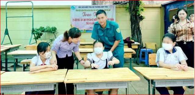 Quận Tân Phú: Hội LHPN phường Hiệp Tân tặng 25 góc học tập cho con Hội viên  - Ảnh 2.