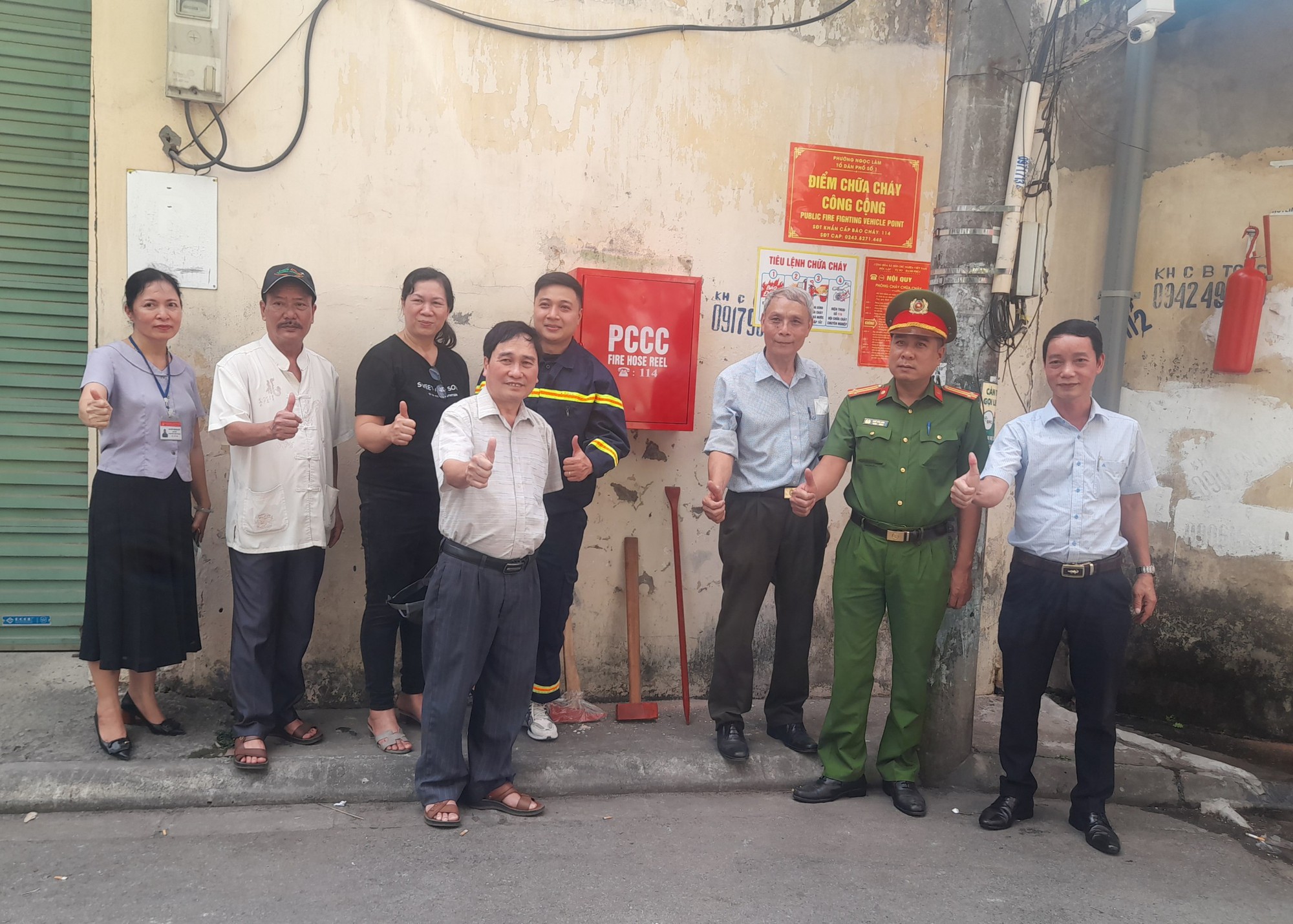 Lục Nam Đẩy mạnh nhân rộng mô hình Tổ liên gia an toàn PCCC và Điểm  chữa cháy công cộng trên địa bàn toàn huyện  Xuất bản thông tin