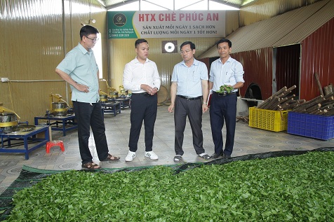 Thái Nguyên: Kiểm tra tiến độ xây dựng NTM nâng cao tại xã Phúc Thuận - Ảnh 2.