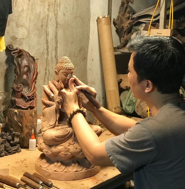 Khám phá nét đẹp truyền thống làng nghề gỗ mỹ nghệ Thiết Úng - Ảnh 3.