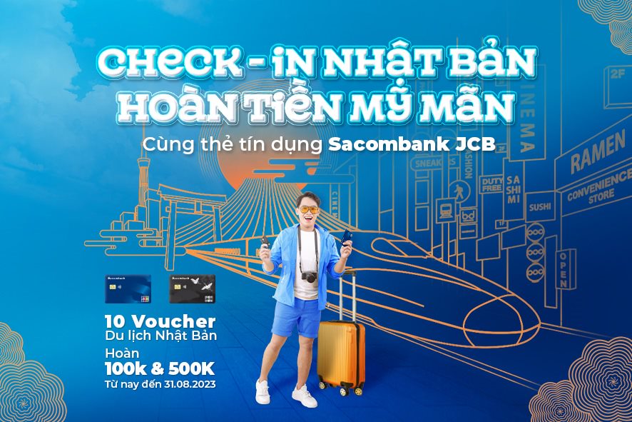 Cơ Hội Săn Voucher Du Lịch Nhật Bản, Nhận Ưu Đãi Hoàn Tiền Cho Chủ Thẻ Tín  Dụng Sacombank Jcb - Dntt Online