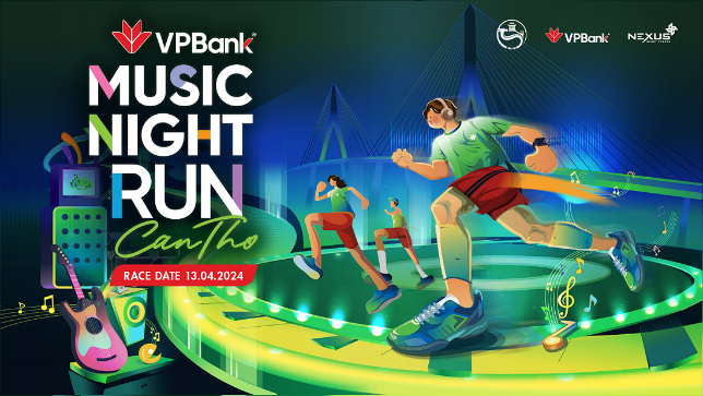 VPBank lần đầu tiên tổ chức lễ hội thể thao âm nhạc đẳng cấp VPBank Can Tho Music Night Run 2024- Ảnh 1.