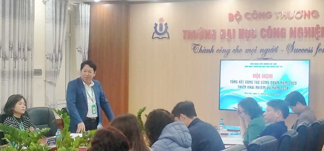 Trường ĐH Công nghiệp Việt Trì: Nhiều hoạt động nổi bật trong công tác Công đoàn năm 2023- Ảnh 2.