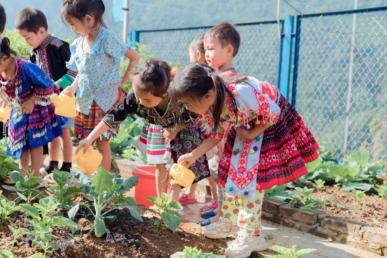 Sa Pa trồng 400 cây hoa trong ngày ra quân vì môi trường- Ảnh 4.