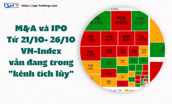 M&A và IPO (Từ 21/10- 26/10): VN-Index vẫn đang trong "kênh tích lũy"- Ảnh 1.