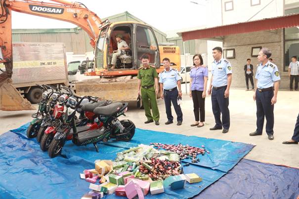 Thái Bình: Tịch thu và tiêu huỷ 40.941 sản phẩm vi phạm hành chính- Ảnh 1.