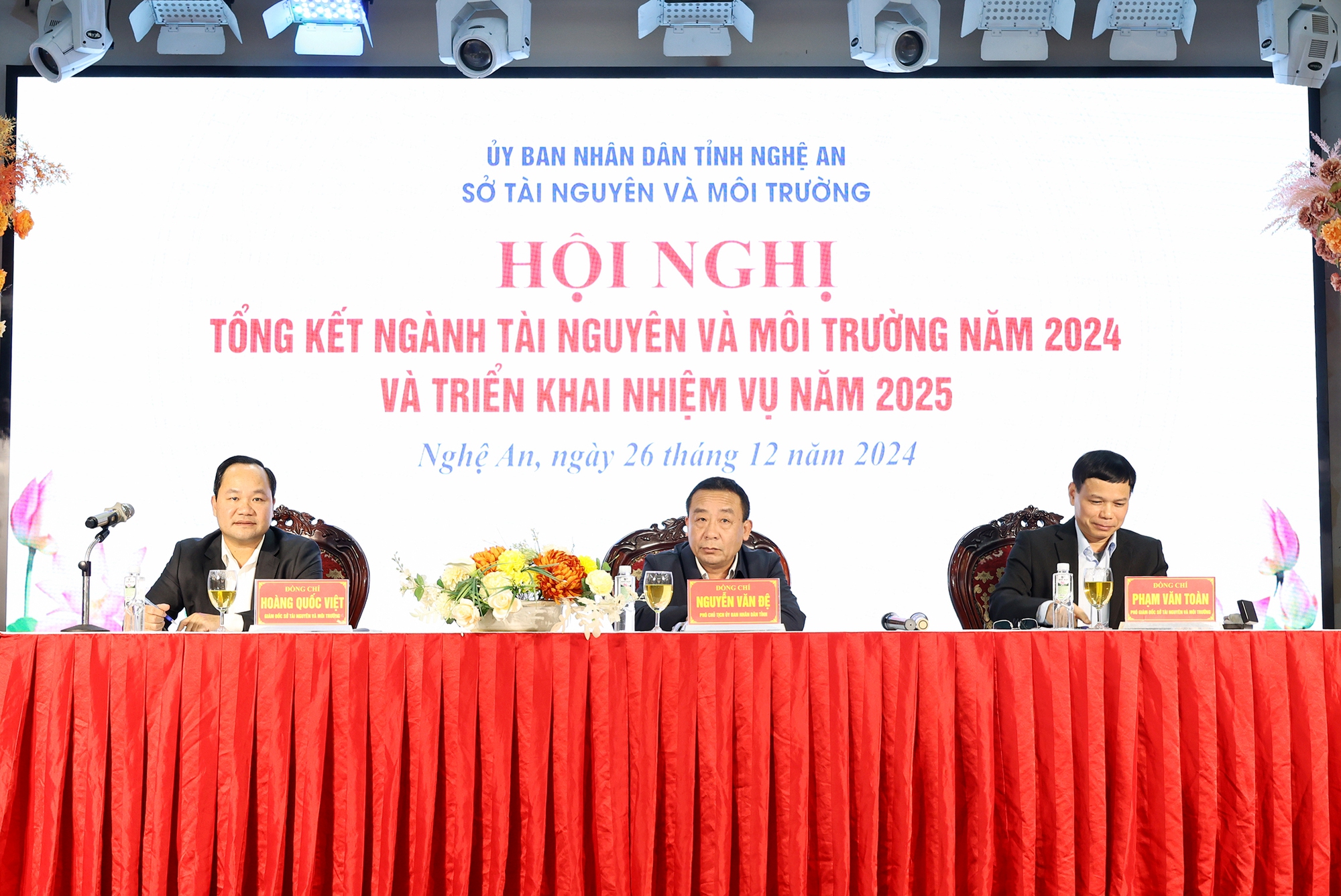 Nghệ An: Sở Tài nguyên và Môi trường triển khai nhiệm vụ năm 2025- Ảnh 2.